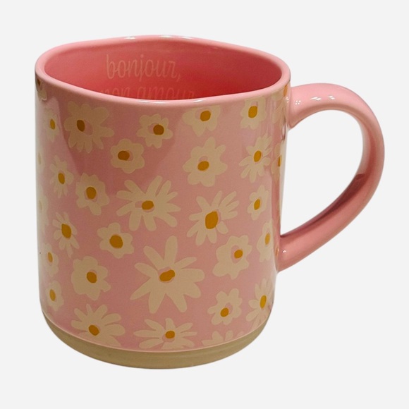 Opalhouse Bonjour Mon Amour Daisy Coffee Mug - Picture 1 of 6